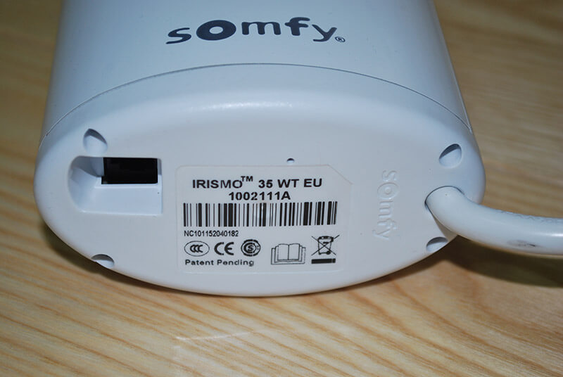 Somfy IRI35_2L Motor esencial para cortinas tradicionales